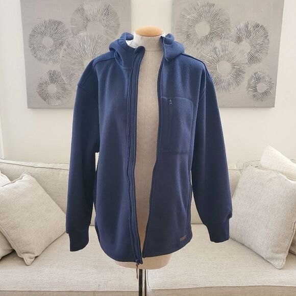 Smith's Workwear Sherpa-Lined Hooded Thermal Shirt Jacket Sz L - Picture 3 of 13